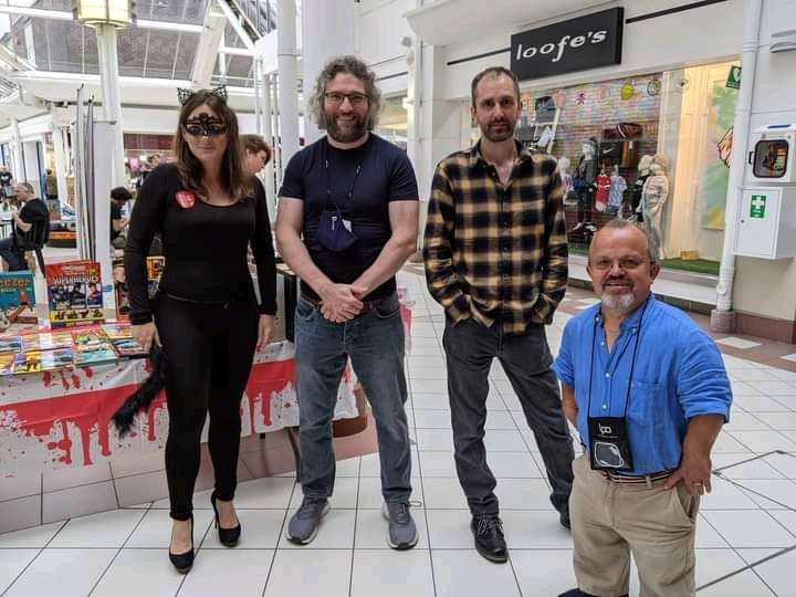 Bury Comic Fest with WOW comix - Liam Mulvey and Willie Coppen and Nathan Head